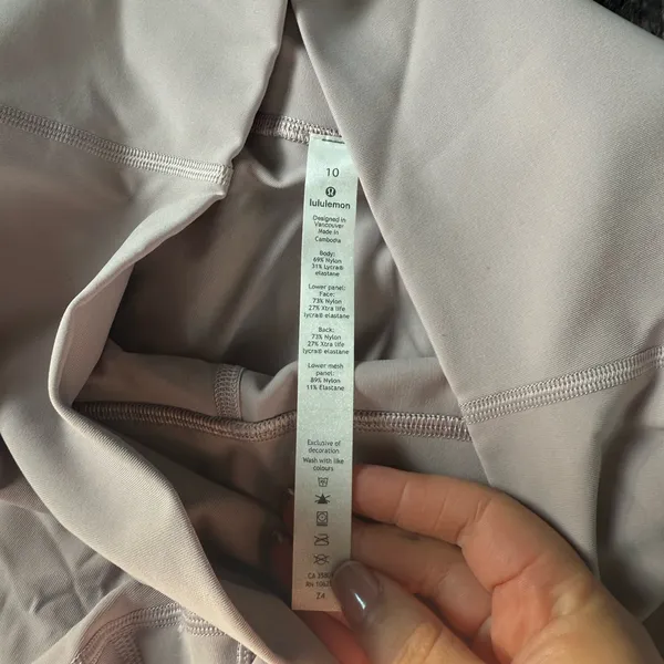 Lululemon Athletica Light Gray Leggings - Image 6