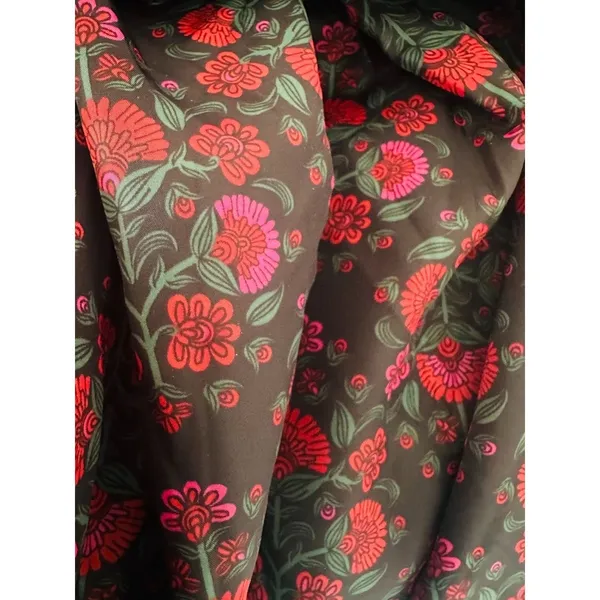 On 34th XXL Women's Taffeta Midi Skirt Macy's Floral‎ Formal Party Cottagecore - Image 7