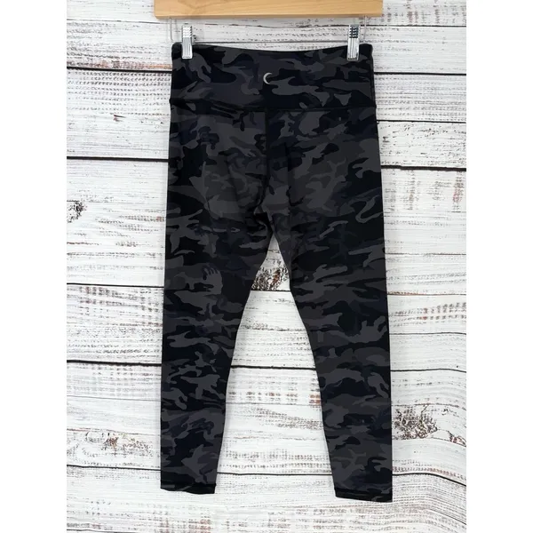 ZYIA Active Grey Black Camo Luxe‎ High-Rise Leggings Sz 4 - Image 2