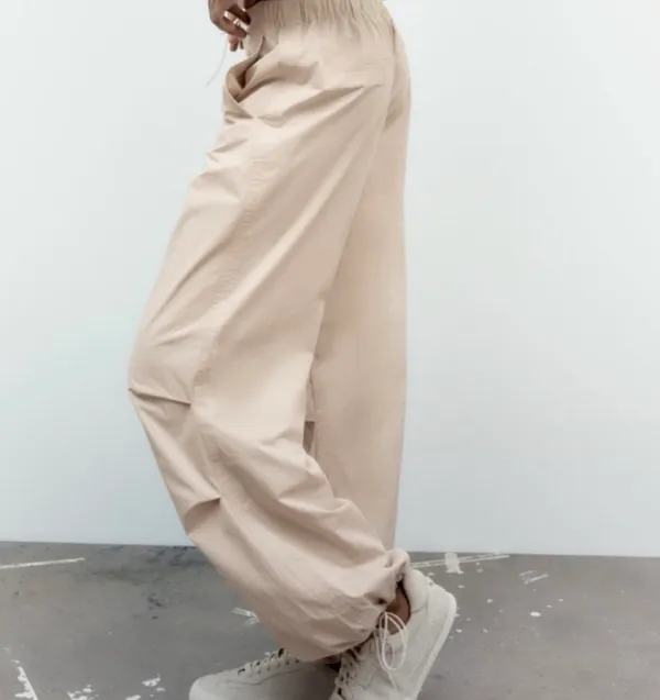 ZARA Women’s Parachute Cargo Pants - Image 2