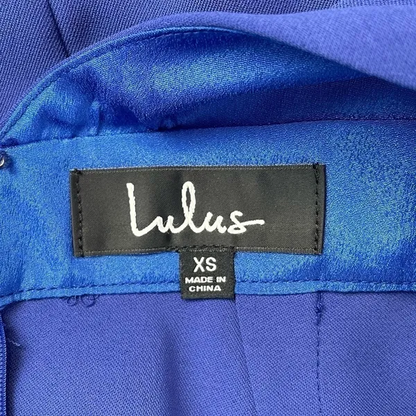 NWT Lulus Idina Backless‎ Bodycon Midi Dress In Royal Blue Size Extra Small - Image 7