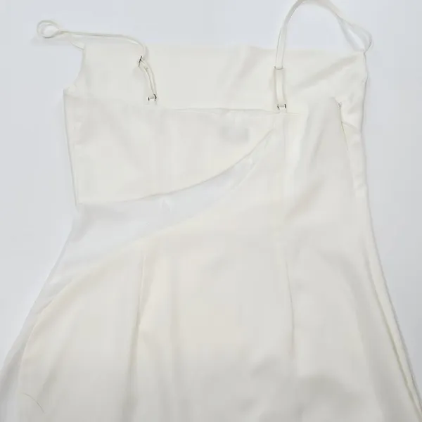 NBD Delfino Slip Dress in Ivory XS - Image 13