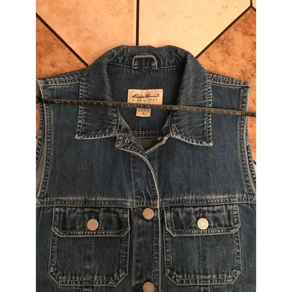 Eddie bauer Denim Vest‎ with pockets - Image 5