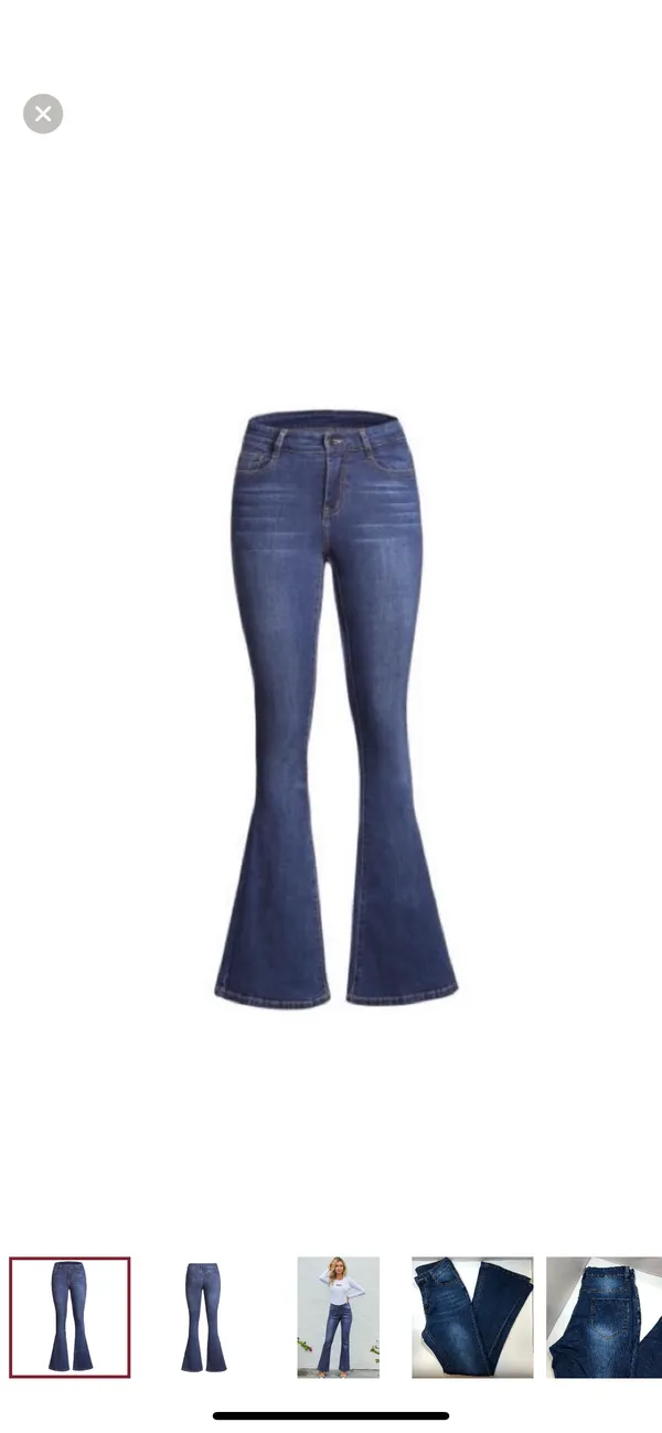 Boutique Ivy Bell Bottom Jeans - Image 5