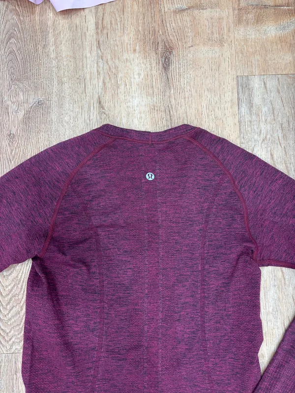 Lululemon Red Long Sleeve Swiftly Tech - Image 3