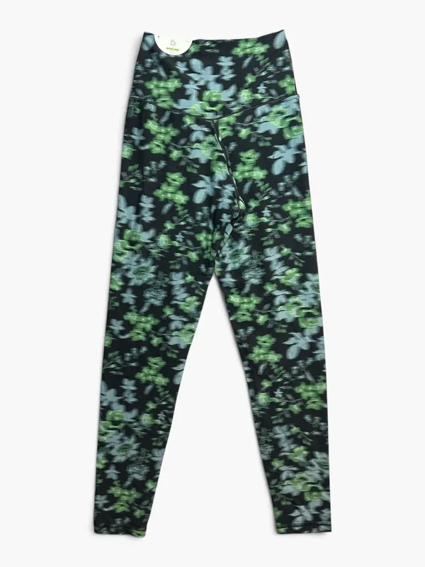 Aerie OFFLINE Real Me 7/8 Hi-Rise Leggings Floral Green Black Size M NWT - Image 4