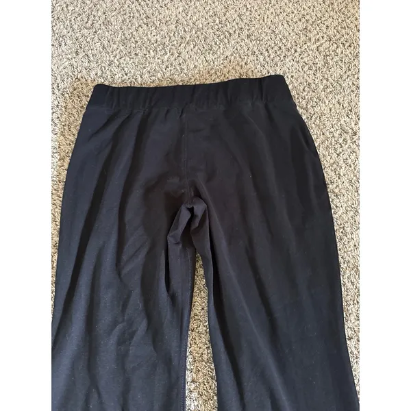 Chaps Women's Black‎ Wide Leg Leggings Size XL - Image 7