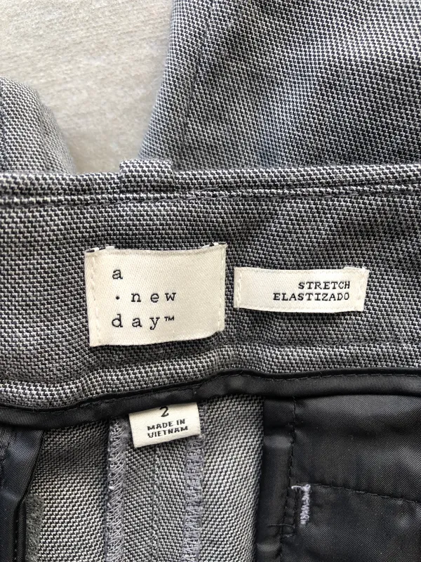A New Day Grey And Black Dress Pants - Image 3
