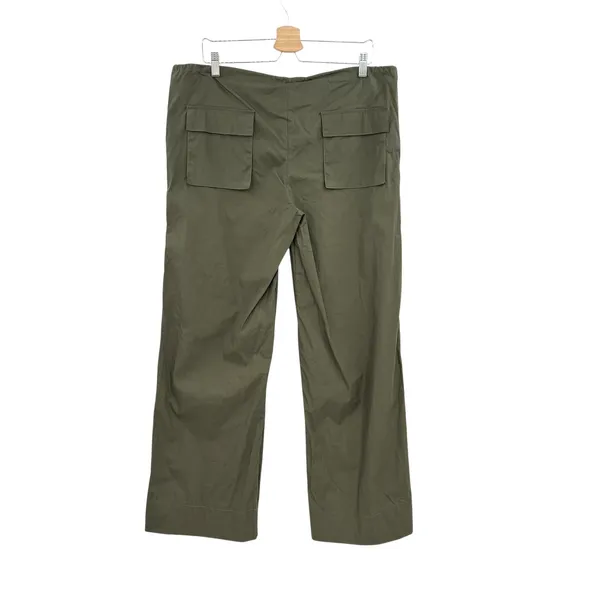 White Fox Everything I Want Cargo Pants‎ Parachute Khaki Green Size Small - Image 6