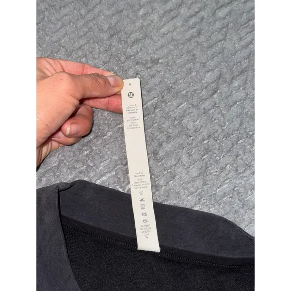 Lululemon Sweatshirt Womens Black Fleece Perfectly‎ Oversized Softstreme Sz 4 - Image 6