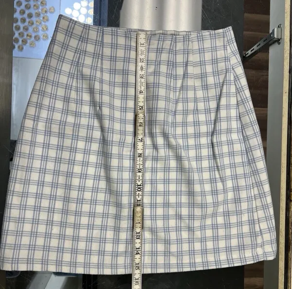 Brandy Melville Plaid Cara Mini Skirt Womens Size 1 - Image 6