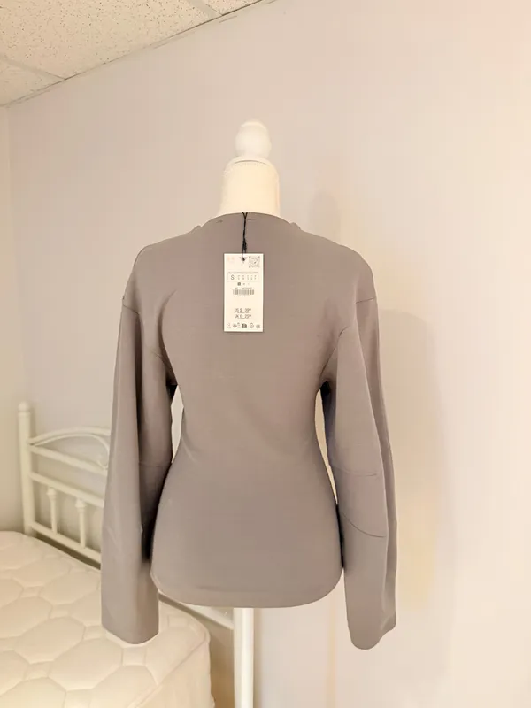 ZARA Top Long Sleeve Women’s - Image 3