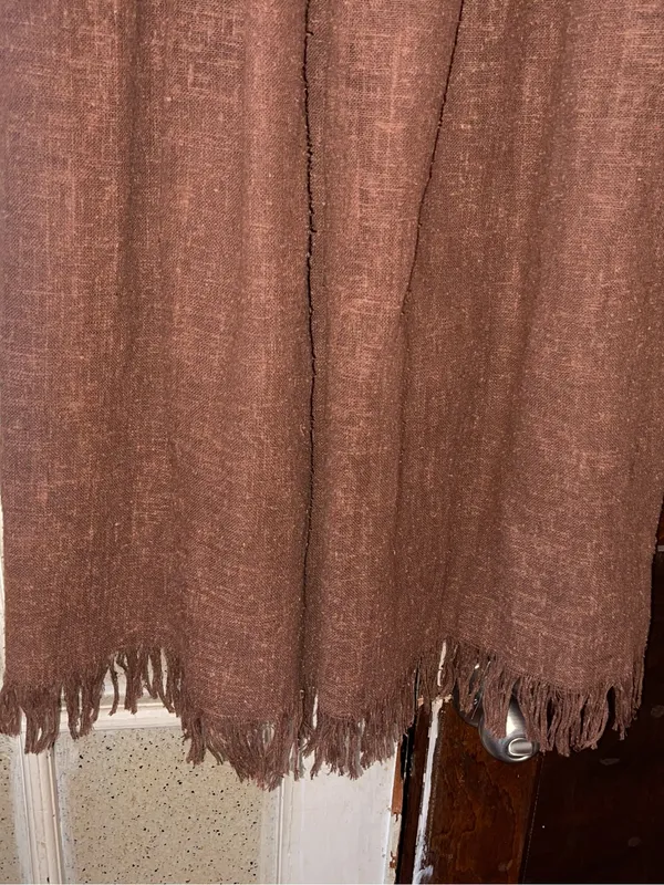 Susan Burrowes Brown Fringe Hem Women's Skirt - Size 6 - Image 3