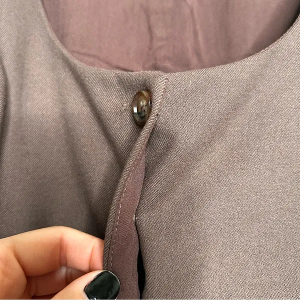 Reformation Delanie Top in Brown 12 - Image 3