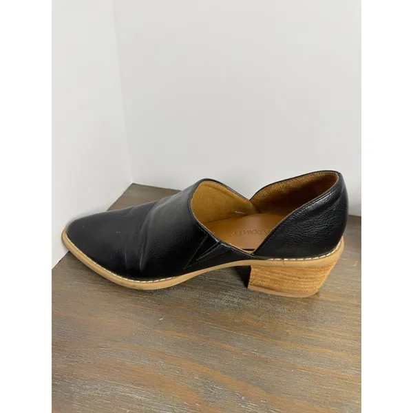 Cynthia Rowley Eddie Black Faux Leather Cutout‎ Ankle Booties 8.5 - Image 5