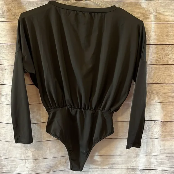 Black Bodysuit Size M - Image 3