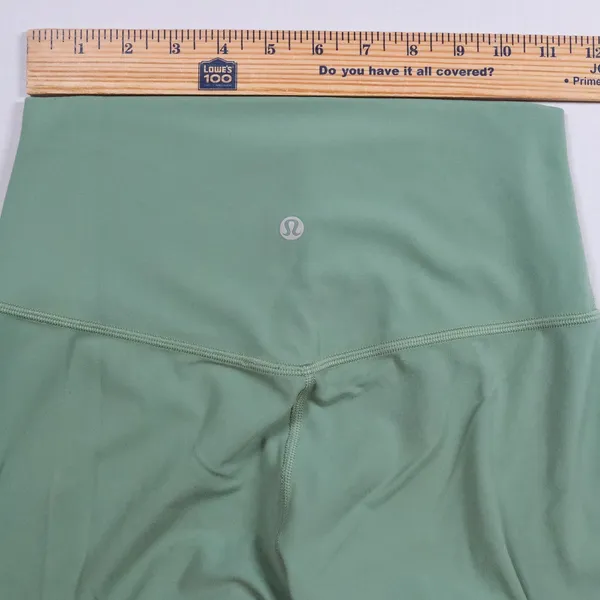 Lululemon Align High Rise Leggings Women 6 Willow Green 25 Inch Inseam Nulu Yoga - Image 6