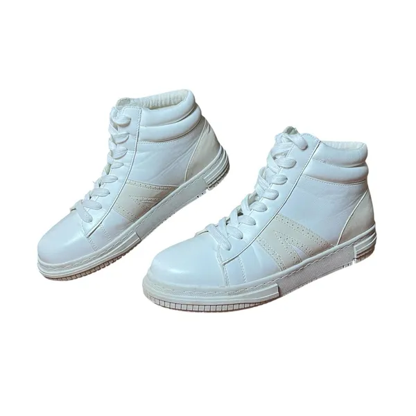 Altar'd State Cazzy Shoes Women's 7.5 White High Top Sneakers Comfort Streetwear - Image 2