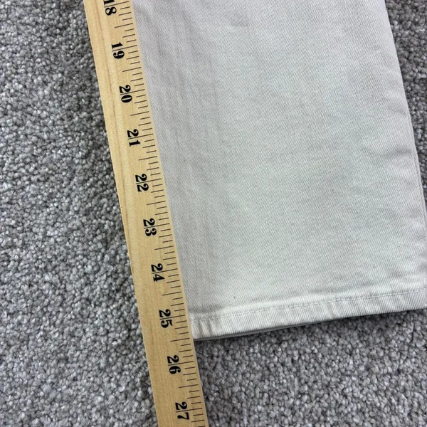 Frame Le High‎ Straight Jeans Women 27 White High Rise Denim Designer Denim - Image 4