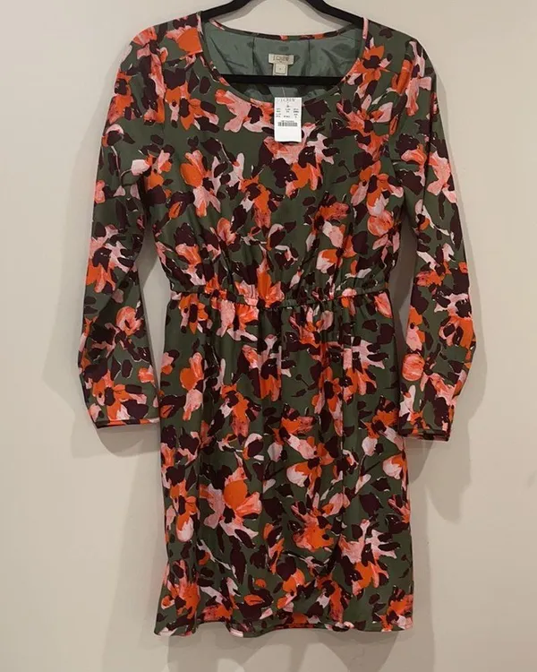 J. Crew Floral Dress Size 2 - Image 11