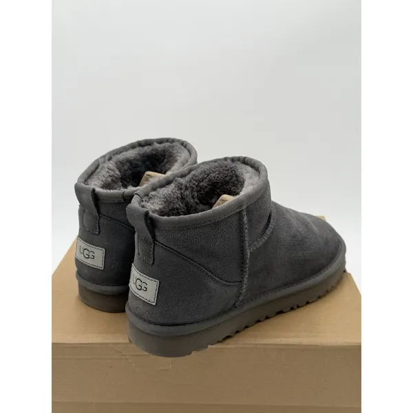New Authentic UGG Classic Ultra Mini 1116109 Women's Fashion Boots Grey - Image 4