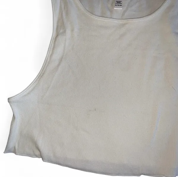 SKIMS Cotton Rib Tank Top Bone - Image 2