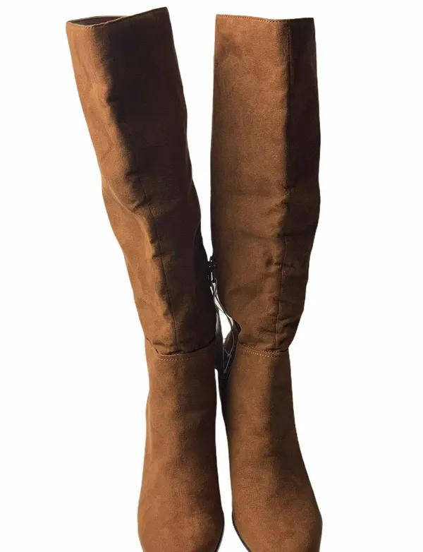 A New Day Cognac Knee High Boots 8.5 - Image 5