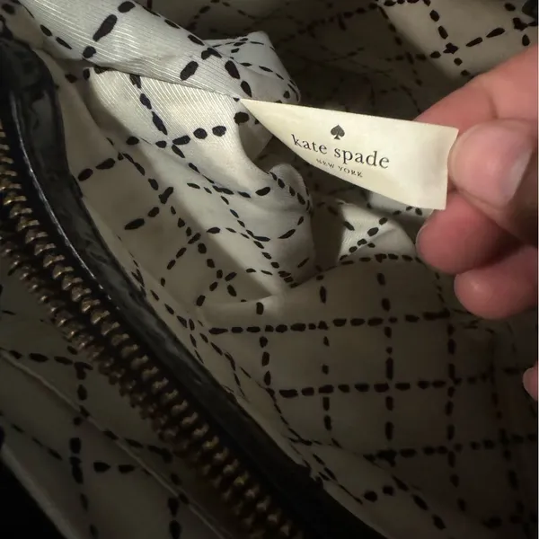 Kate Spade Black Patent Leather Bow‎ Accent ToteC - Image 13