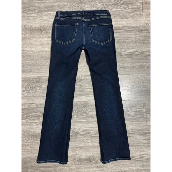 Hello! SkinnyJeans Size 30 Dark Wash Bootcut 30x32 Denim‎ Indigo Low Rise Y2K - Image 2