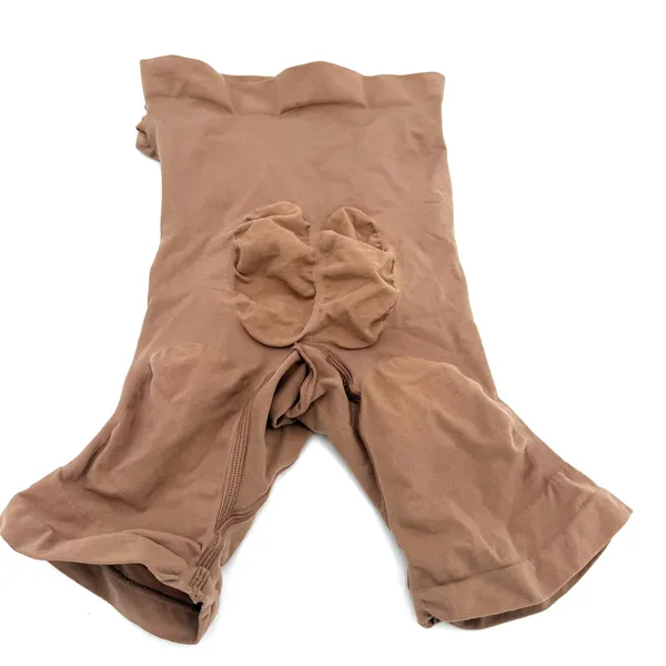 Skims Brown Sculpting Mid Thigh Maternity Shorts Size Small / Medium - Image 4