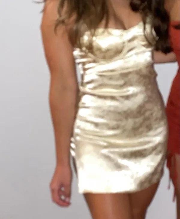 Princess Polly Champagne Pop Dress - Image 4