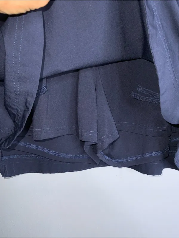 Westbound Navy Pull‑Tie Skort With Pockets Large - Image 4