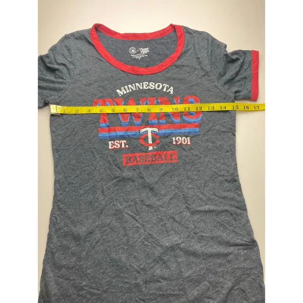 Minnesota Twins Navy Tee - Women's XS - Short Sleeve - Image 2