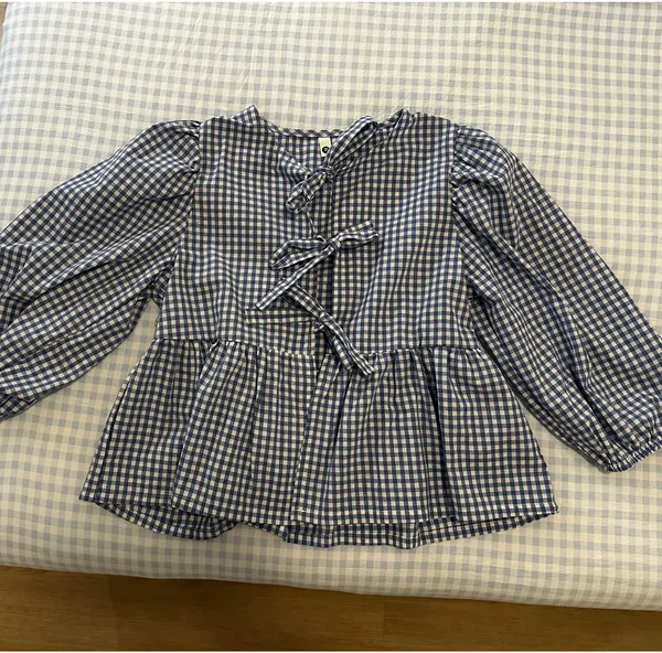 Amazon Babydoll Tie Front Top - Image 2