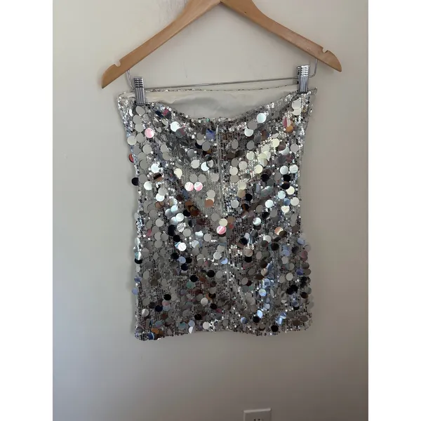 Peppermayo Sequin Mini‎ Dress Size Small Medium - Image 2