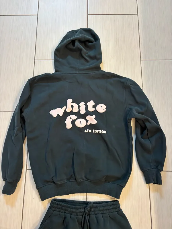 White Fox Sweatshirt and Jogger Set - Image 8