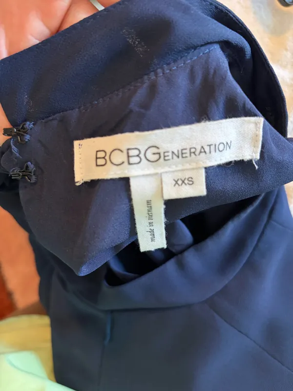 BCBGMAXAZRIA Dress Mini Blue Dark - Image 2