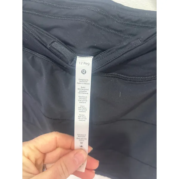 Lululemon Pace Rival Skirt Size 12 Black‎ - Image 4