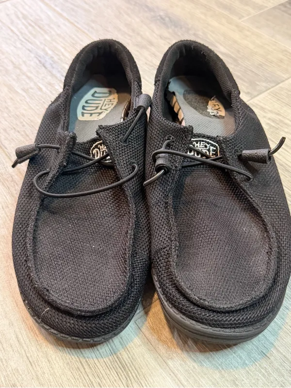 Hey Dude Wendy Funk Mono Women's 10 Black Casual Comfy Summer Slip On - Image 2
