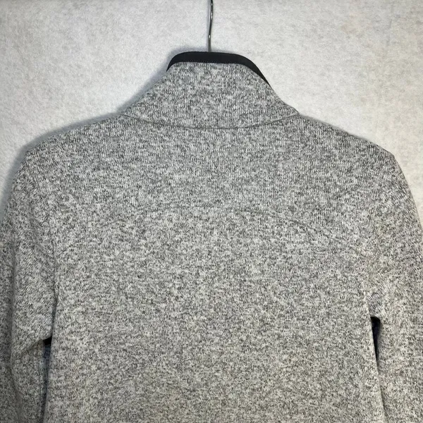 Lululemon Its Fleecing Cold Zip Up Jacket Heathered White Gray Women Size 6 EUC - Image 11