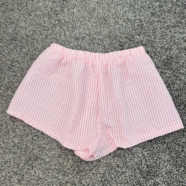 Altar'd State Pink Gingham Shorts - Image 5