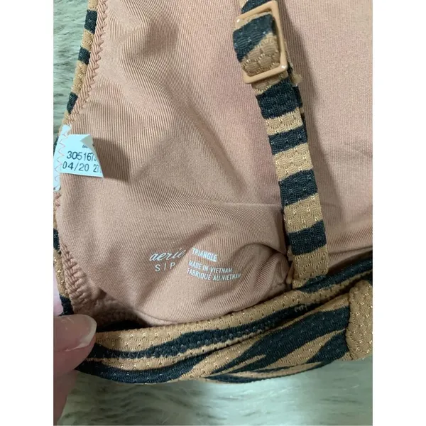 Aerie Pique Animal Print Bikini Small - Image 8