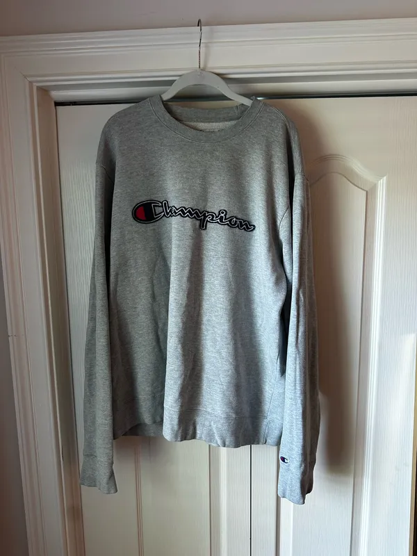 Champion Grey Sweatshirt Crewneck - Image 3