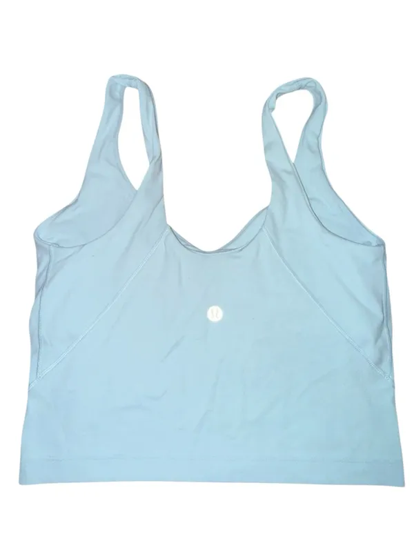 lululemon athletica Light Blue V-Neck Crop Sports Bra - Image 3
