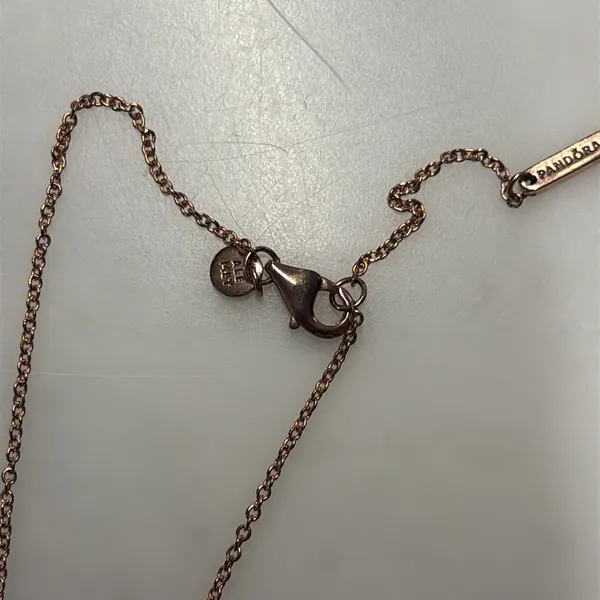 Pandora Sparkling Heart Collier Necklace 14k rose gold plating - Image 5
