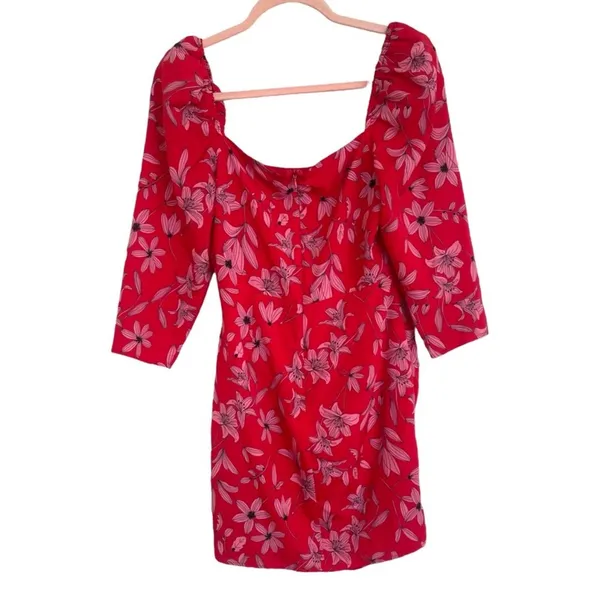 Camilla Coelho Revolve Lidia Dress‎ Pink Red Flora S - Image 9