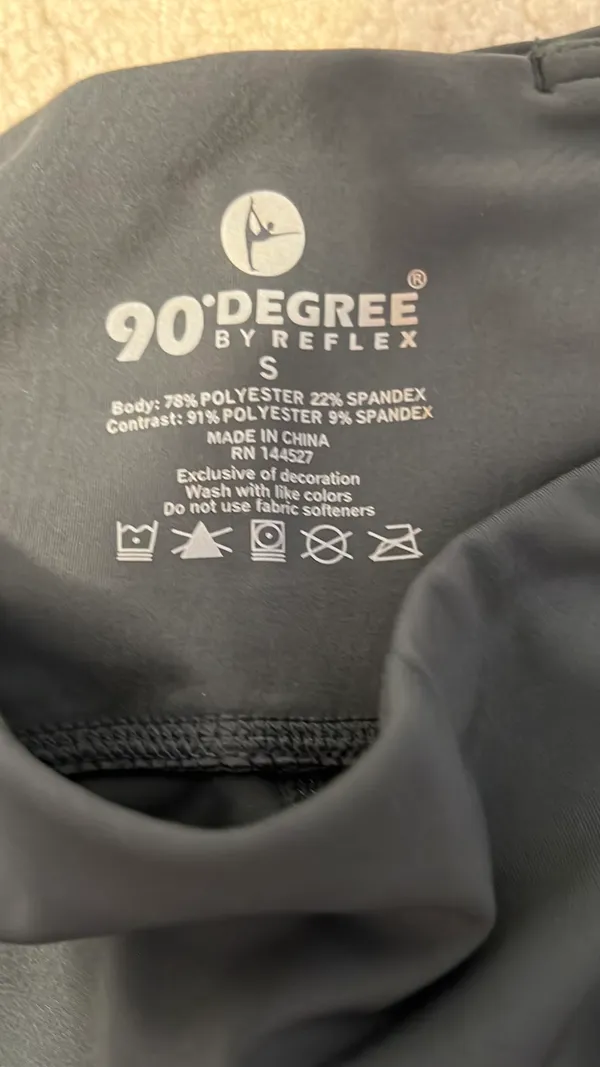 90 Degrees by Reflex Green Leggings - Image 4