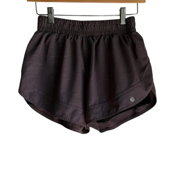 Savvi High Rise Running Shorts Mauve Lined Athletic Workout Women's Medium - Image 2
