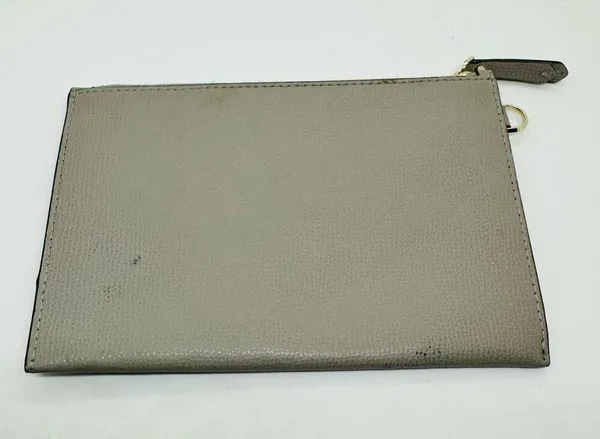 Kate Spade Women's Light Grey Zip Closure Pouch Wristlet Size Large - Image 2