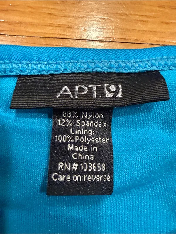 Apt .9 blue swim skirt size 8 . - Image 5